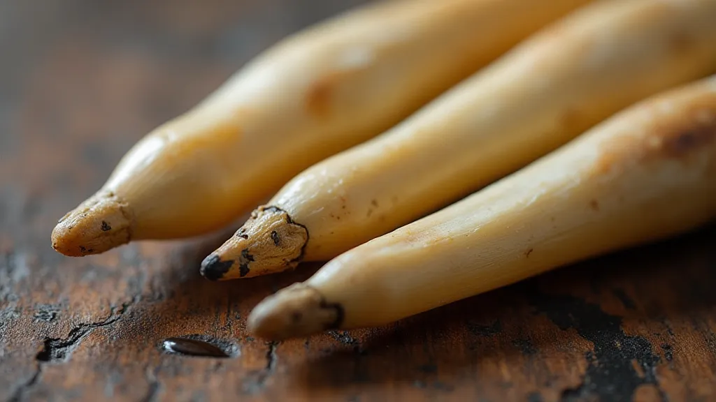Antique sheep horn knitting needles