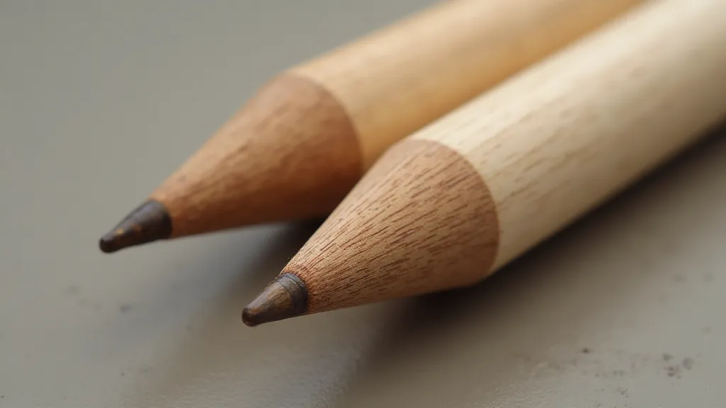 Scandinavian-style birch knitting needles